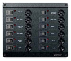 Vetus Sigorta Paneli Tip B12 12 Volt