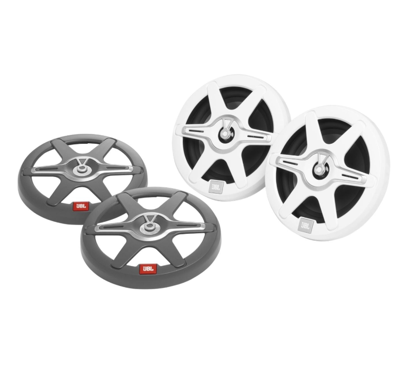 JBL Marin Club Serisi Hoparlör - 16.5cm 225 Watt RGB - Beyaz & Gri