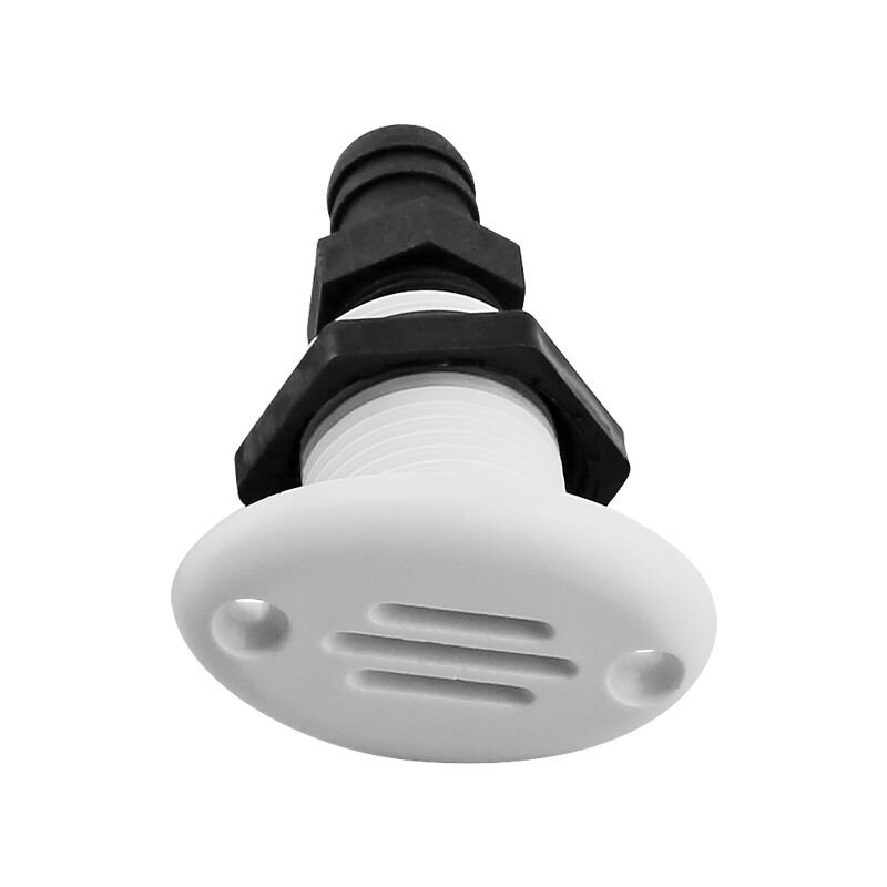 Ventilator For Tank,  Oval, Ø16mm Hose, White