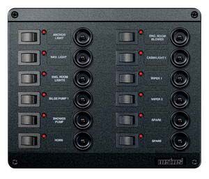 Vetus Sigorta Paneli Tip P12 24 Volt