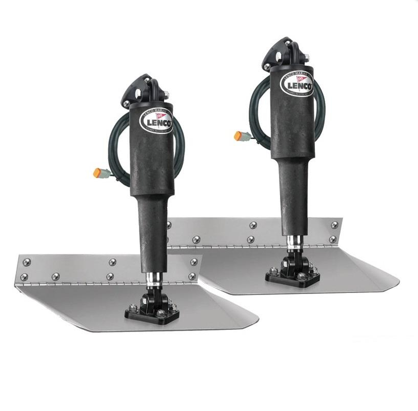 Lenco Marine Standard Mount 30x30cm Flap Seti 12V