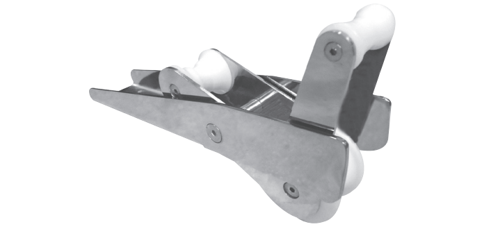 Mafsallı Burun Makarası 75 x 600 mm 316 Kalite