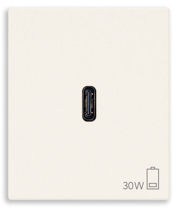 Vimar Linea 30298.B USB-C Supply Unit 30W PD Beyaz