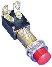 Korna Butonu Çap 16 mm Kırmızı