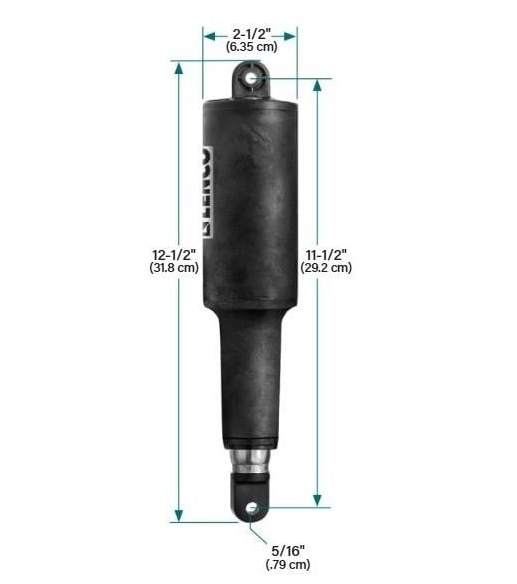 Lenco Marine 101 Standart Flap Silindiri 12V