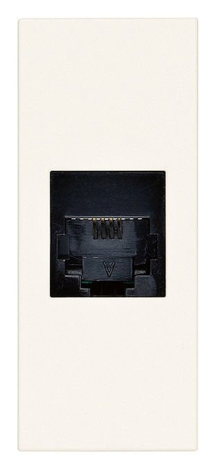 Vimar Linea 30320.B RJ11 Telefon Prizi 6/4 Beyaz