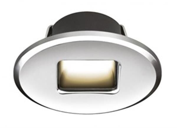 Ember Led Merdiven Lambası Kırmızı Tip:Oval, Parlak Krom 45x58 mm