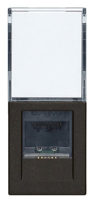 Vimar Linea 30339.13G  RJ45 Cat6 Netsafe UTP Priz Siyah
