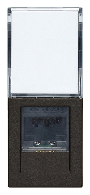 Vimar Linea 30339.13G  RJ45 Cat6 Netsafe UTP Priz Siyah