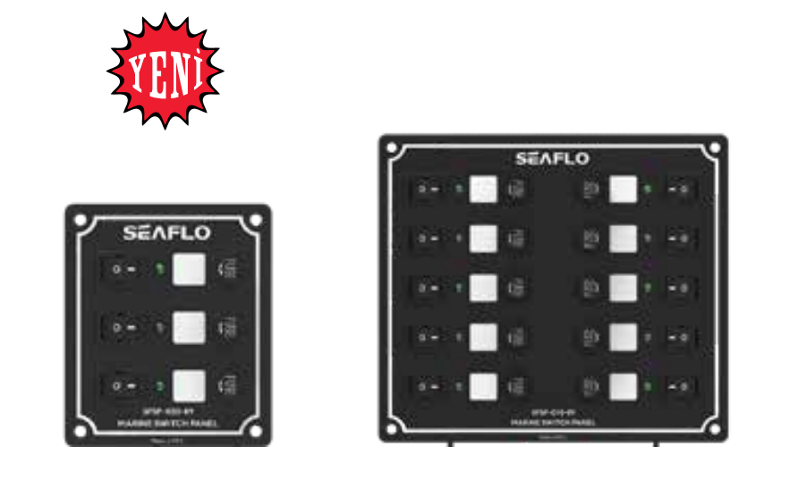 6’lı Seaflo Switch Panel 85x175 mm