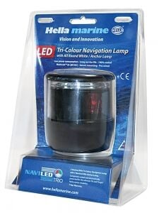 Hella Marine NaviLED Üç Renkli, Demir Fenerli Seyir Feneri