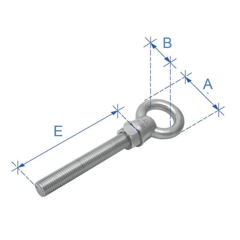 Mapa Vidalı, Inox 316, 12x180Mm