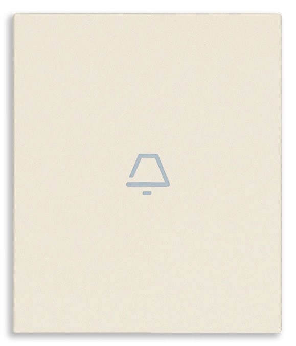 Vimar Linea 31000A.2CC Eksenel Yaylı Buton 2M Zil Sembollü Kanvas