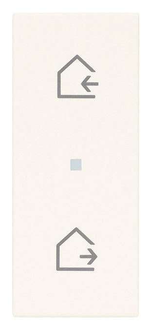 Vimar Linea 31000A.SB Eksenel Yaylı Buton 1M Senaryo Sembollü Kanvas