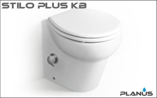 Stilo Plus 12V Beyaz Kısa Taş Taharet Kitli Tuvalet