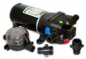 Flojet Quad II Otomatik Yüksek Performanslı Güverte Yıkama Pompası 24Volt