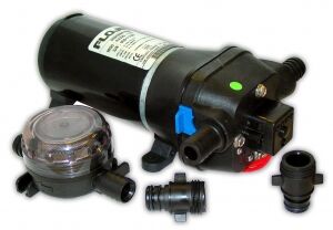 Flojet Quad II Otomatik Yüksek Performanslı Güverte Yıkama Pompası 24 Volt