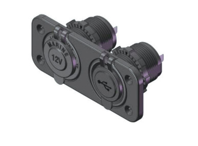 Şarj ve USB Soketi  Şarj 12 Volt - USB 12-24 Volt