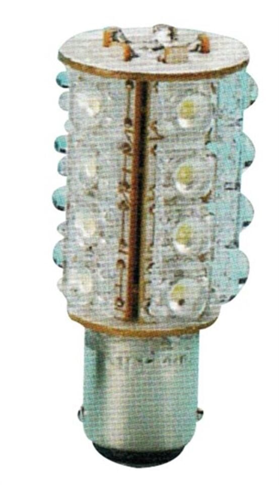 Led ampul 20ledli 12v/130a 1.6w çapraz tip
