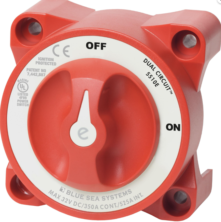 Blue Sea Systems Dual Circuit Akü Şalteri 5510E