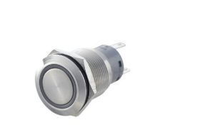 Krom Buton Led Mavi On-Off