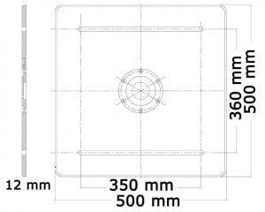 Ağır hizmet tipi masa ayağı