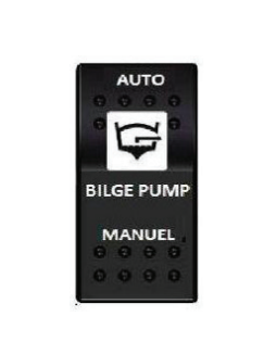 Switch On-Off-(On) 12-24V Manuel-Otomatik Sintine
