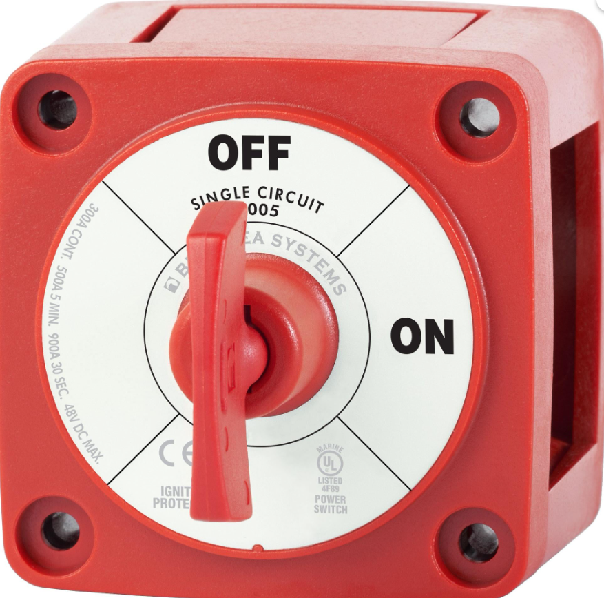 Blue Sea Systems 2 Pozisyonlu Mini Akü Şalteri 6005