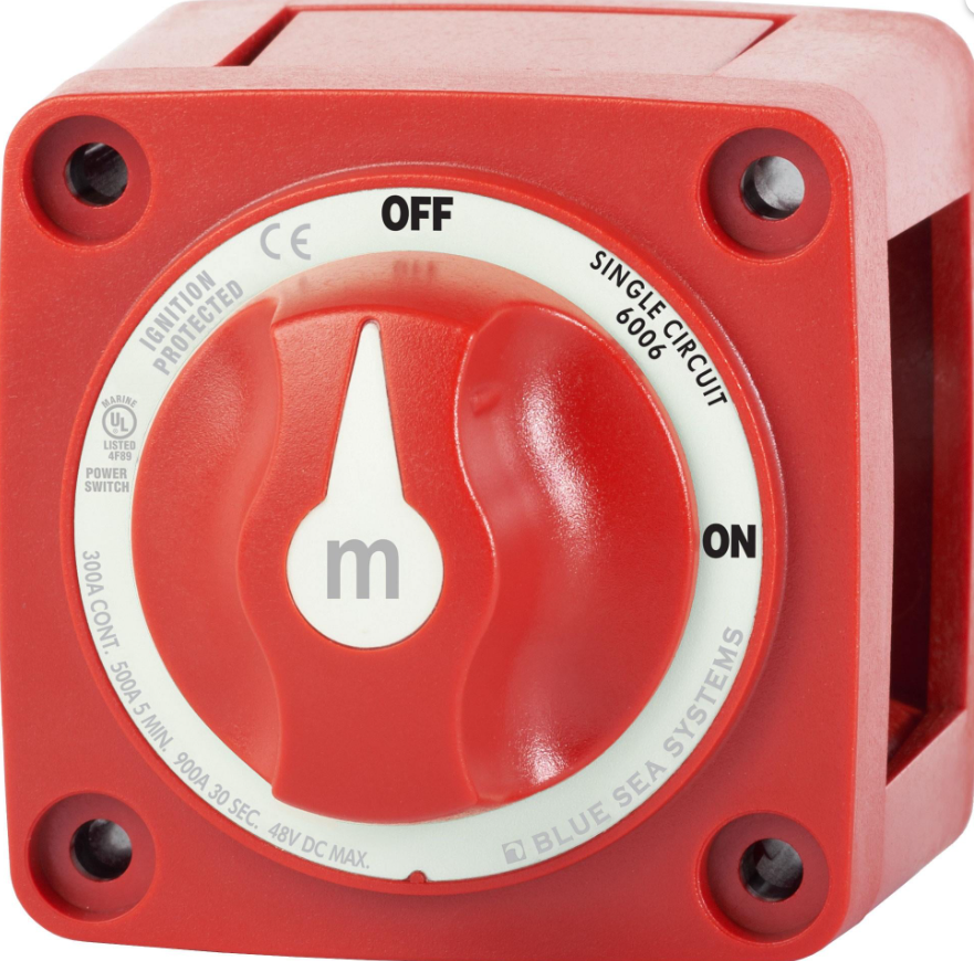 Blue Sea Systems 2 Pozisyonlu Mini Akü Şalteri 6006