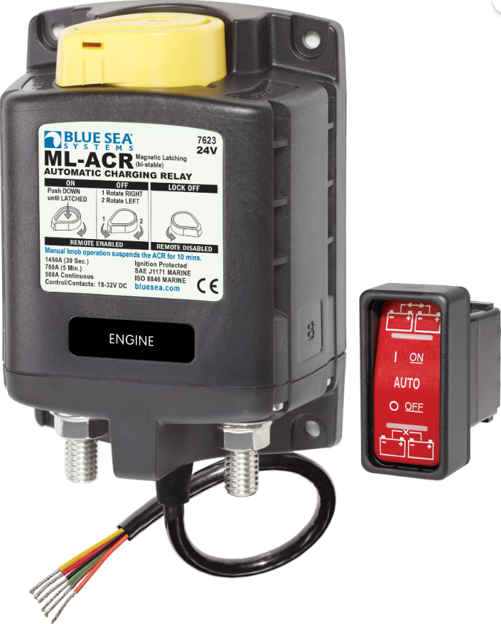 Blue Sea Systems ML-ACR Otomatik Şarj Rölesi 24V/500A 7623