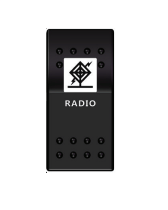Switch On-Off 12-24V Radio