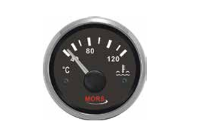 Hararet Göstergesi Siyah 12-24 V  Ø: 55 mm