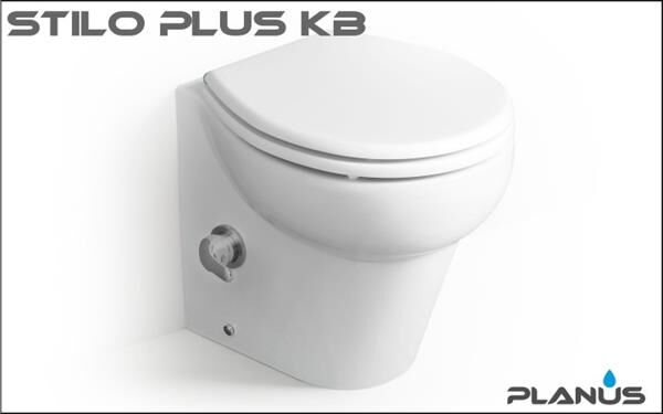 Stilo Plus 24V Beyaz Kısa Taş Taharet Kitli Tuvalet