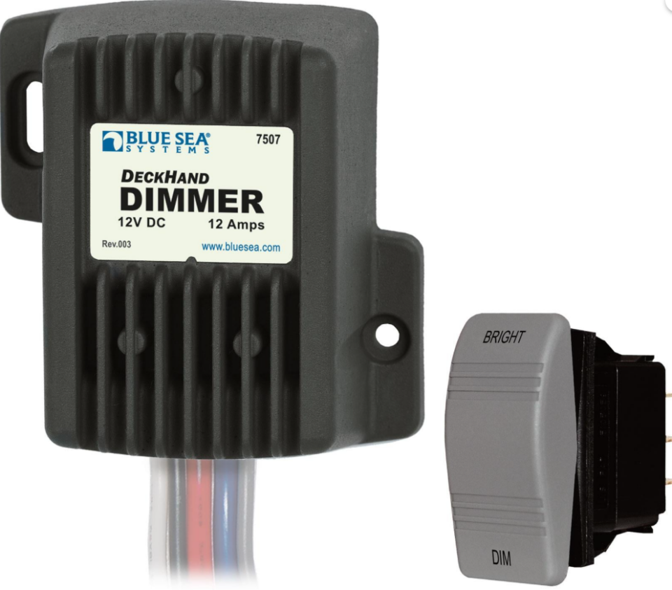 Blue Sea Systems Deckhand Dimmer 12V DC 12A 7507