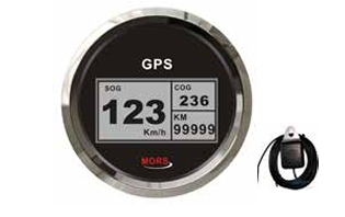 Sürat Göstergesi Siyah 55 mph Siyah 12-24 V