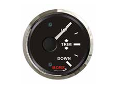 Trim Göstergesi Siyah  12-24 V  Ø: 55 mm