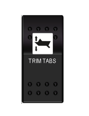 Switch Trim (On) - Off - (On) 12-24 V