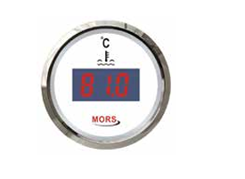 Dijital Hararet Göstergesi  Beyaz 12-24 V  Ø: 55 mm