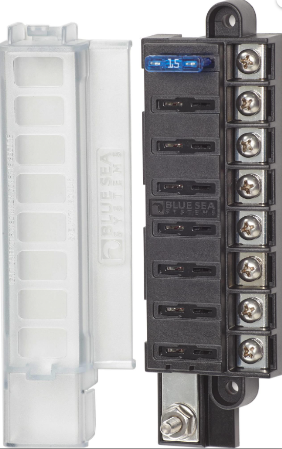 Blue Sea Systems ST Blade 8'li Sigorta Bloğu 5046
