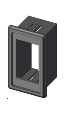 Switch Tek Çerçeve M.Ölçü: 27x51 mm