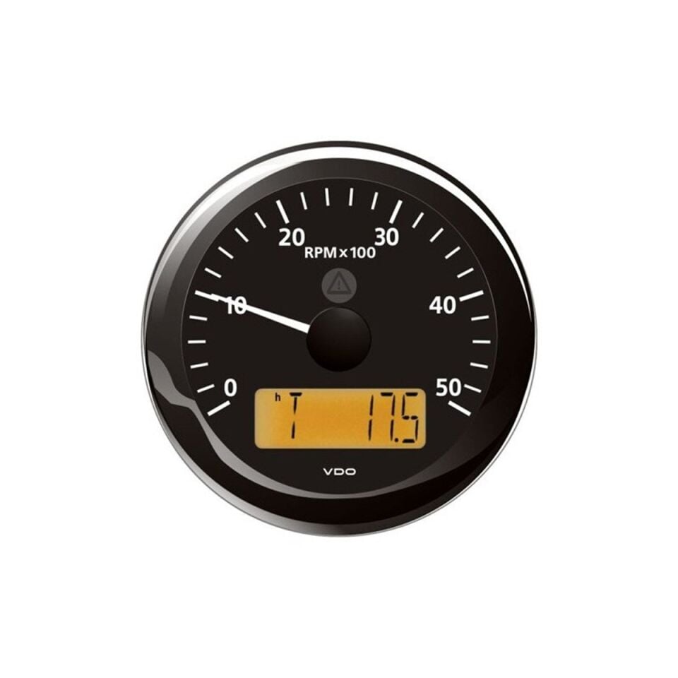 VDO OEM LCDli Takometre 5000 devir 85mm Siyah VL - A2C59510088