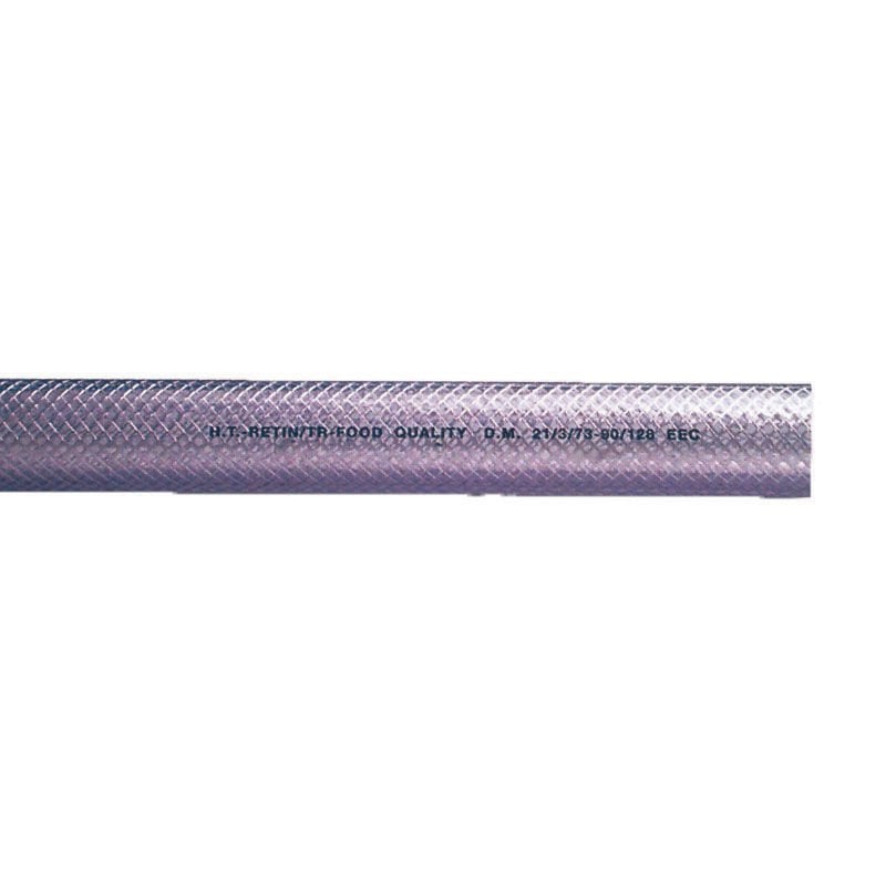 Sıvı Atık-Su Transfer Hortumu , PVC, Beyaz, İple Güçlendirilmiş Ø13mm, 1/2''