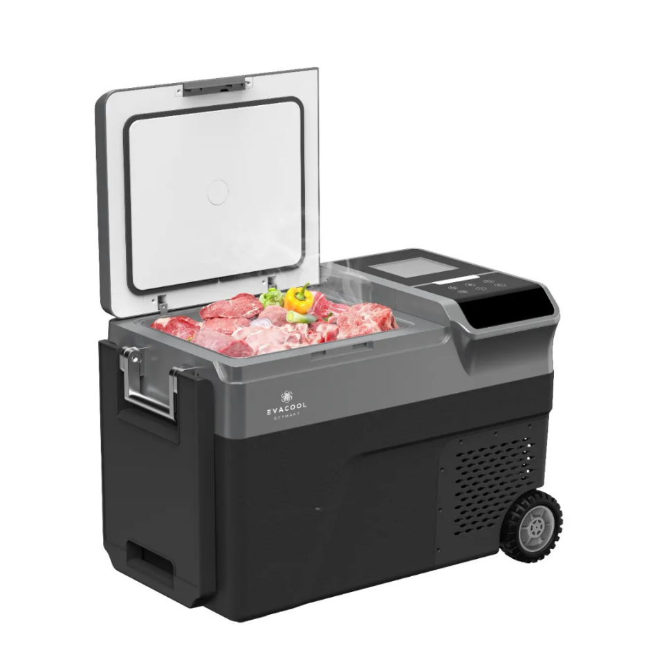 Evacool Üstten Kapaklı 40 Litre Buzdolabı + Buz Makinesi 12 Volt