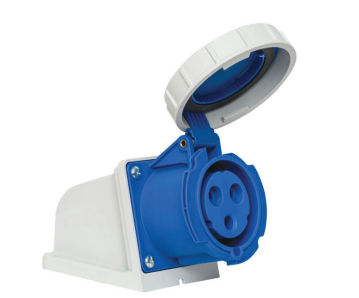 Su Geçirmez Eğik Gövdeli Priz - 16 Amp