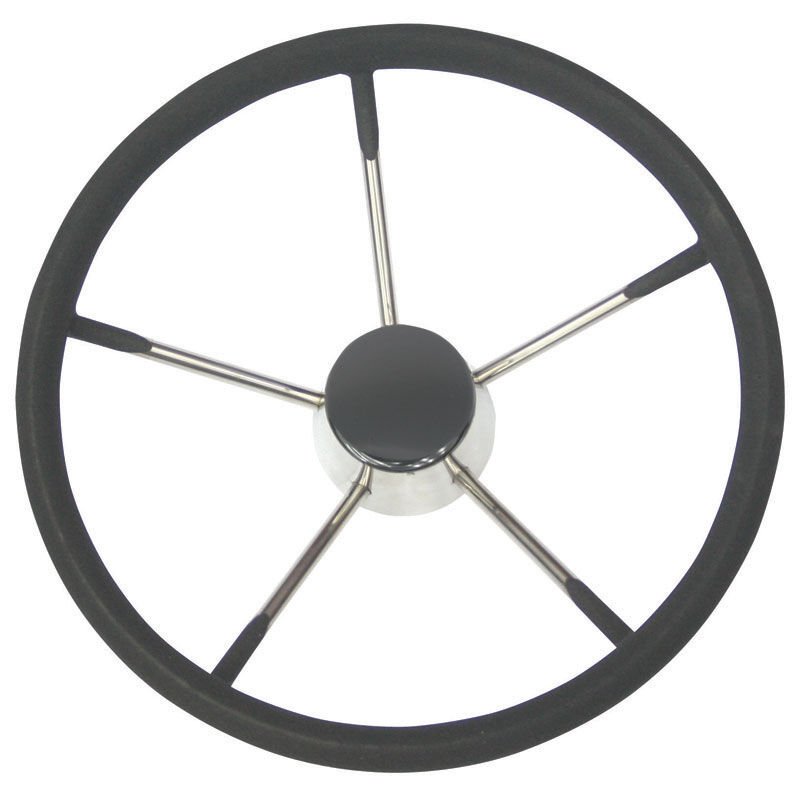 Dümen siyah köpüklü, Inox 316, ø343mm
