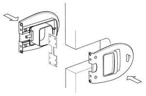 Mobella kanatlı tip kapı kilidi