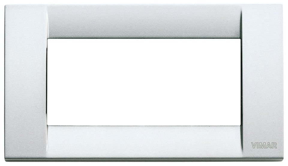 Vimar İdea 16734.21 Dörtlü Gümüş Çerçeve