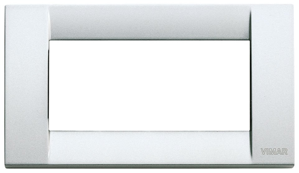 Vimar İdea 16734.21 Dörtlü Gümüş Çerçeve