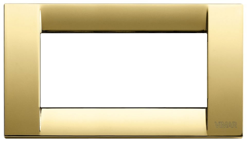 Vimar İdea 16734.32 Dörtlü Gold Çerçeve