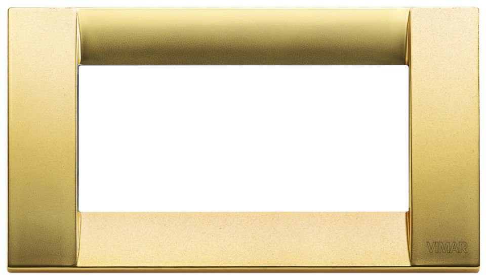 Vimar İdea 16734.33 Dörtlü Mat Gold Çerçeve